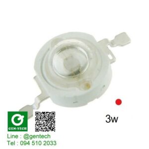 LED 2P 3W แดง Pack 4