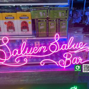 ป้ายไฟสั่งทำแบบ Neon Flex 12v ขนาด90x29cm