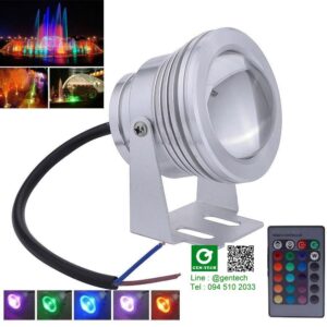 ไฟใต้น้ำ 12v10w RGB