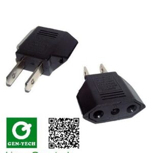 ตัวแปลงปลั๊กเล็กดำ